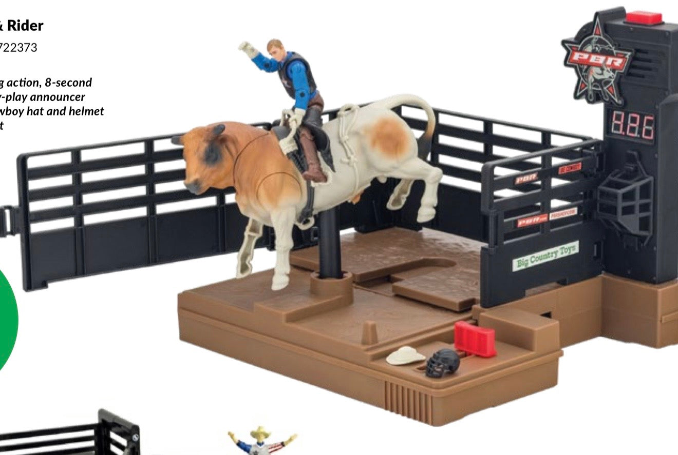 PBR Bucking Bull and Rider