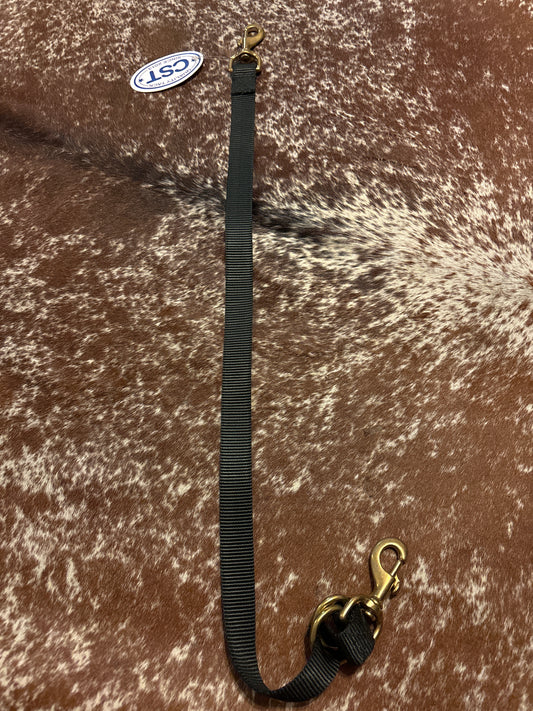 Bucket Strap with Brass Snap Ends