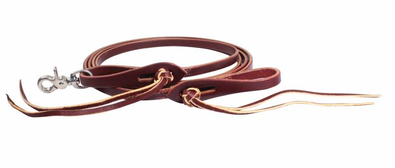 Professionals Choice dark oil pineapple knot rein