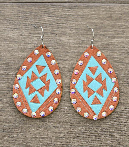 Western Leather Earrings