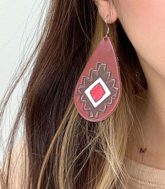 Western Leather Earrings