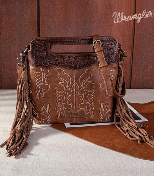 Wrangler Boot Stitch Crossbody Bag