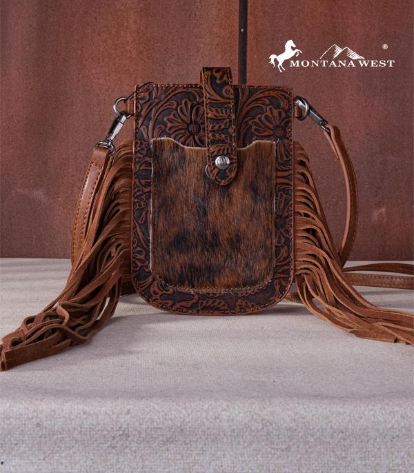 Montana West Cowhide Phone/Wallet Crossbody