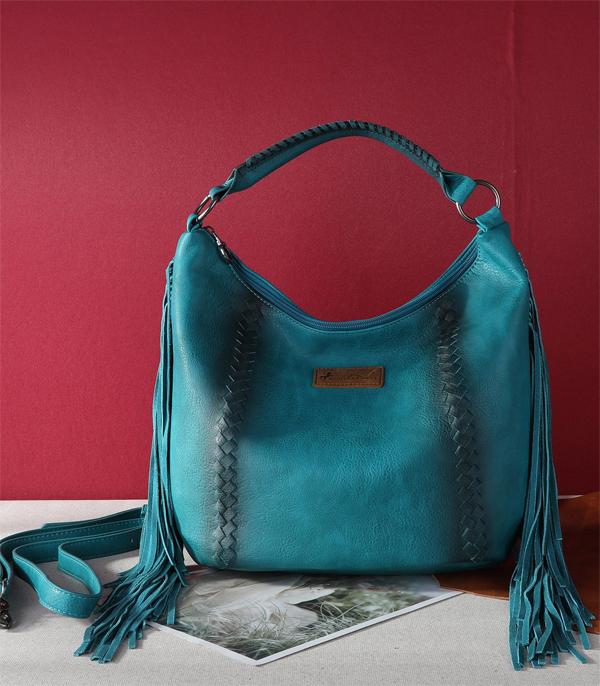 Turquoise Fringe Conceal Carry Bag