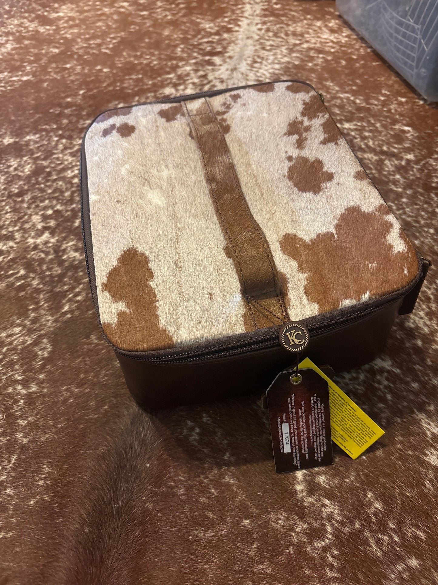 Cowhide Makeup Case