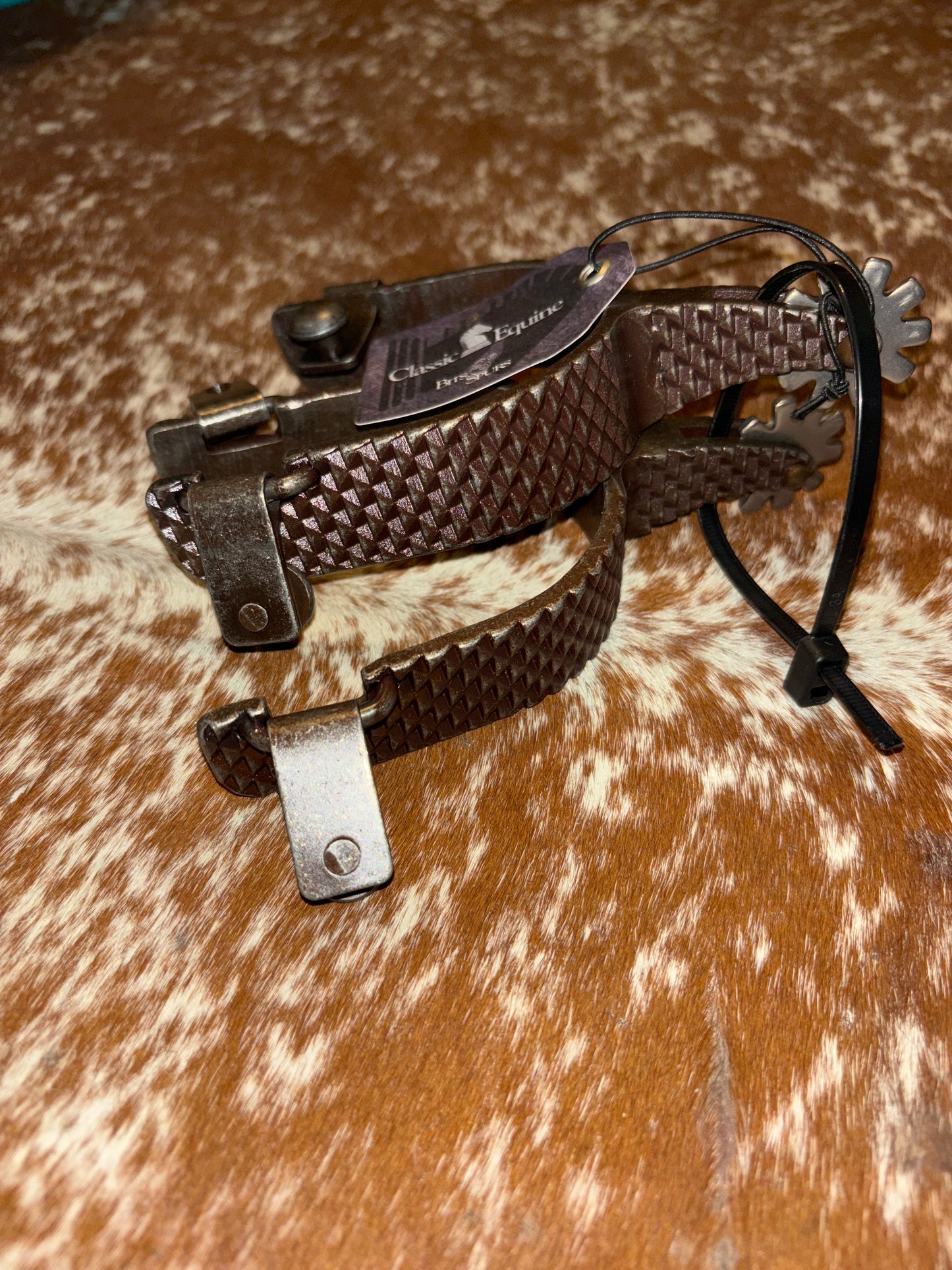 Classic Equine Brand Rasp Spurs Men’s