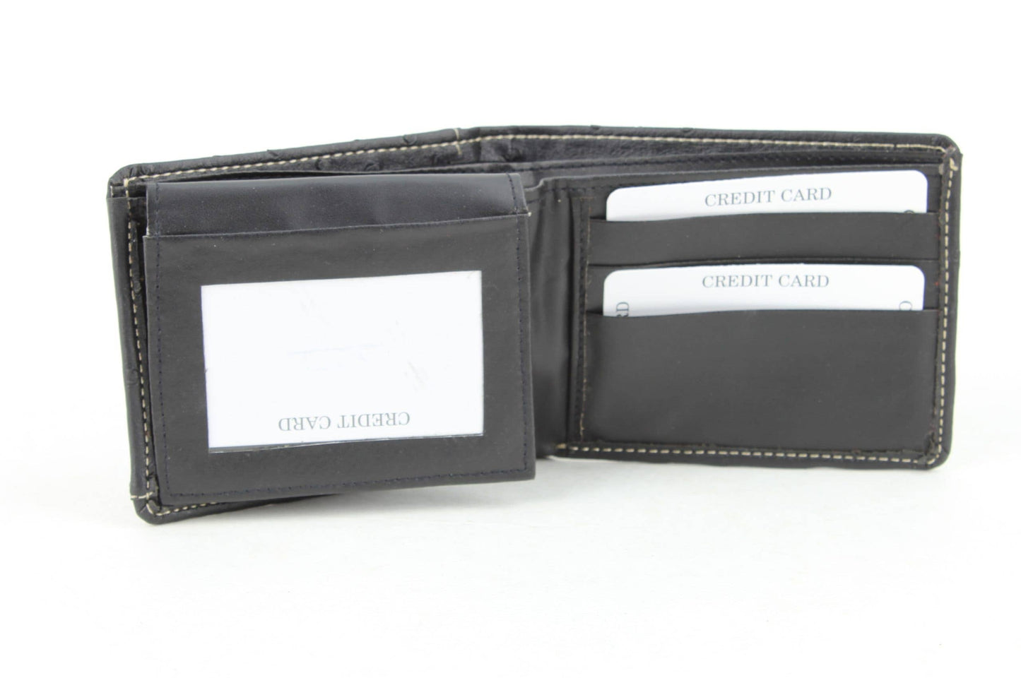 American Bison Vegan Leather Concho Bifold w Steer Medallion