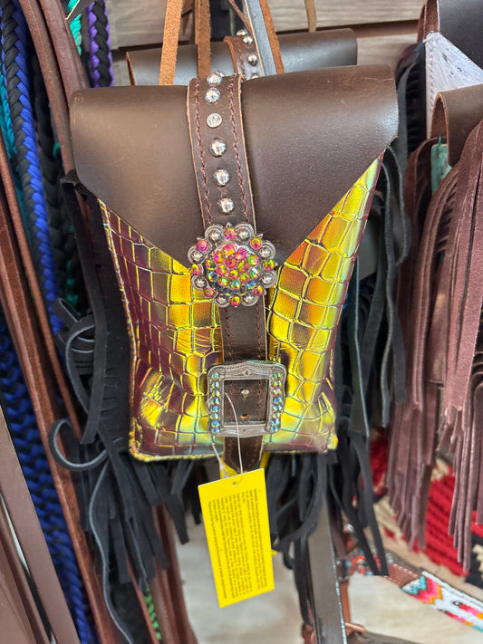 Leather Cell Phone Pouch