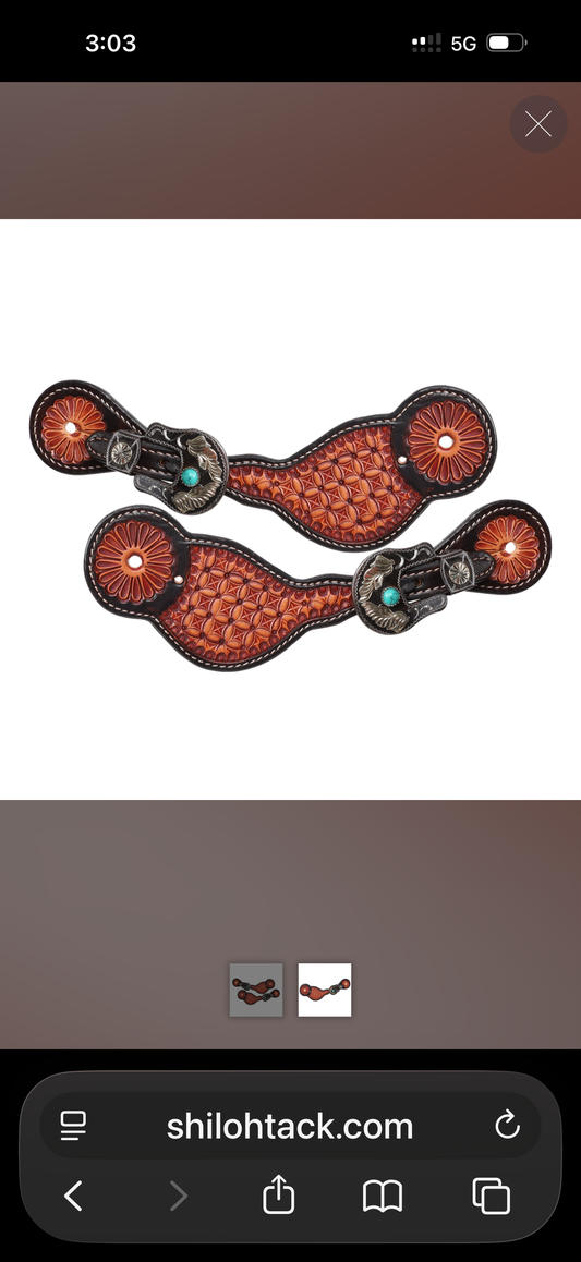 Ladies Rustic Tool Spur Strap