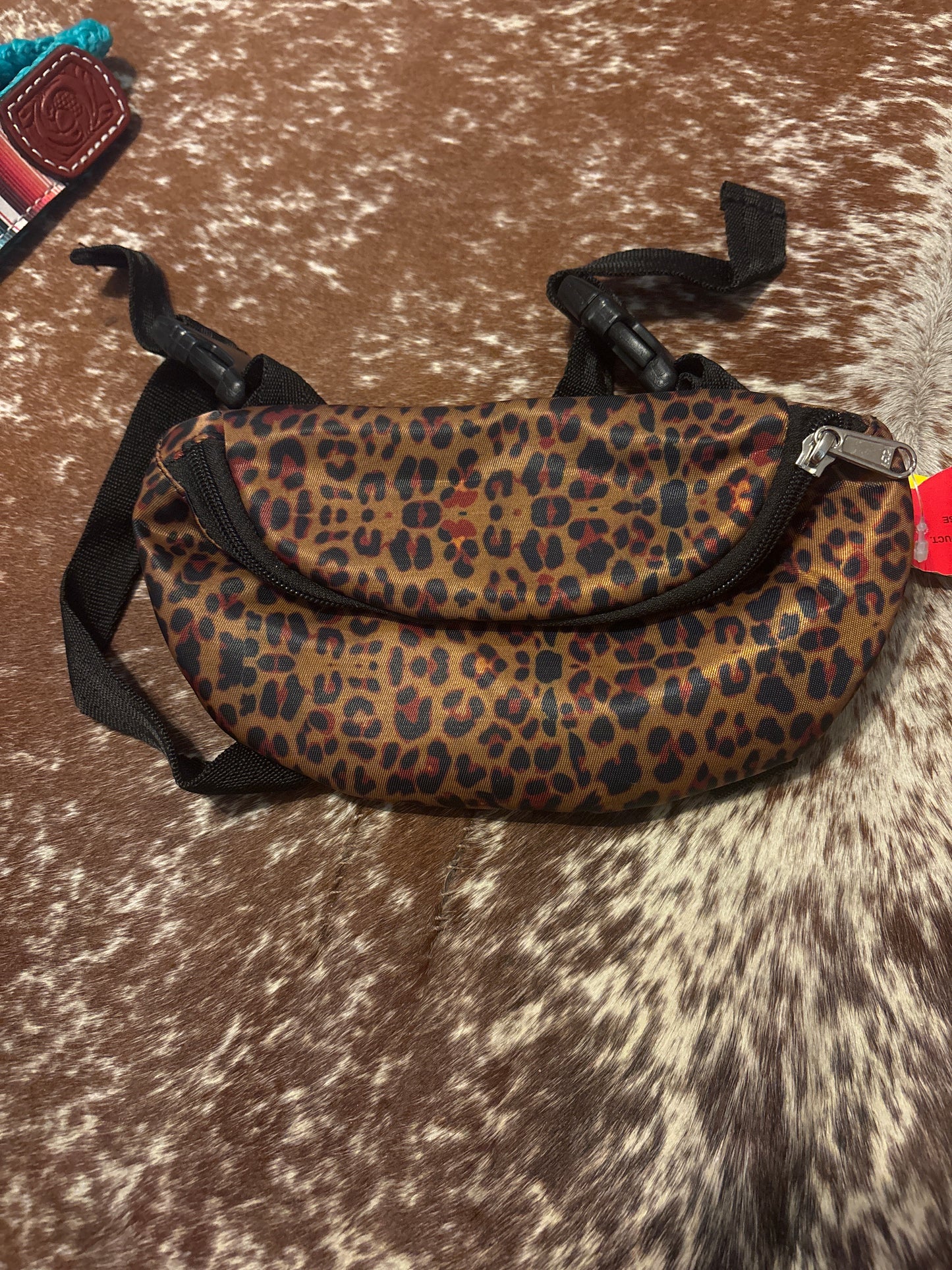 Leopard Print Saddle Sack