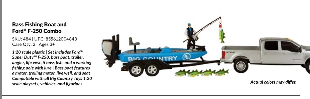 Bass Fishing Boat and Ford F250 Combo