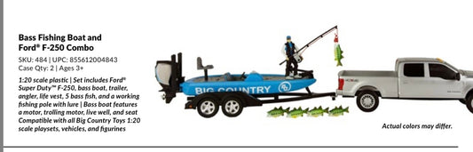 Bass Fishing Boat and Ford F250 Combo