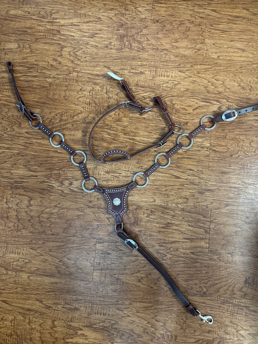 Leather Tack Set with Rings