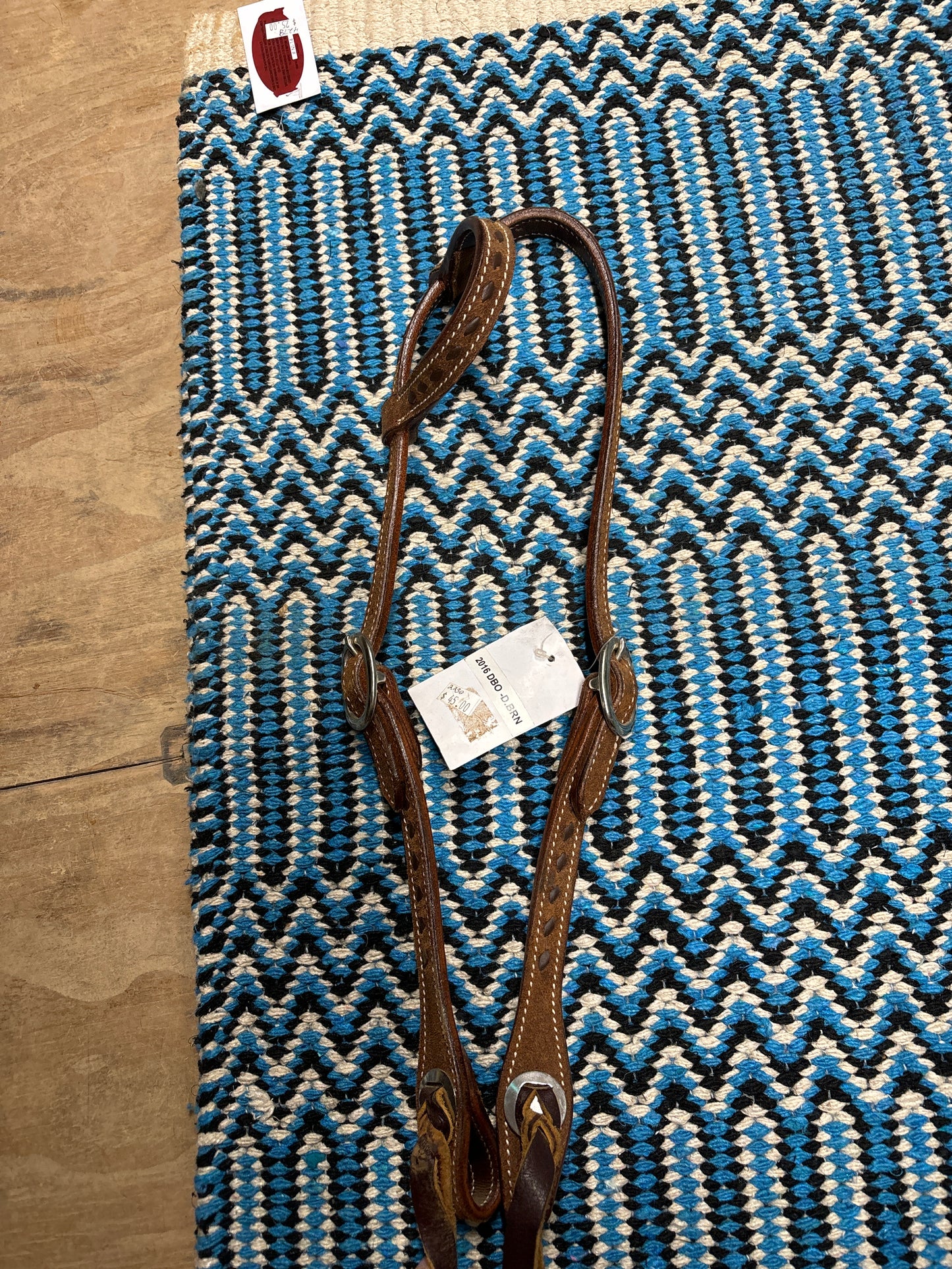 Single Ear headstall with Buckstitch