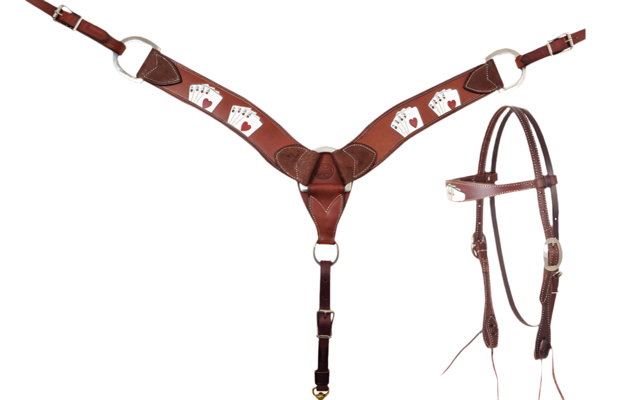 Martin Saddlery Poker Breastcollar