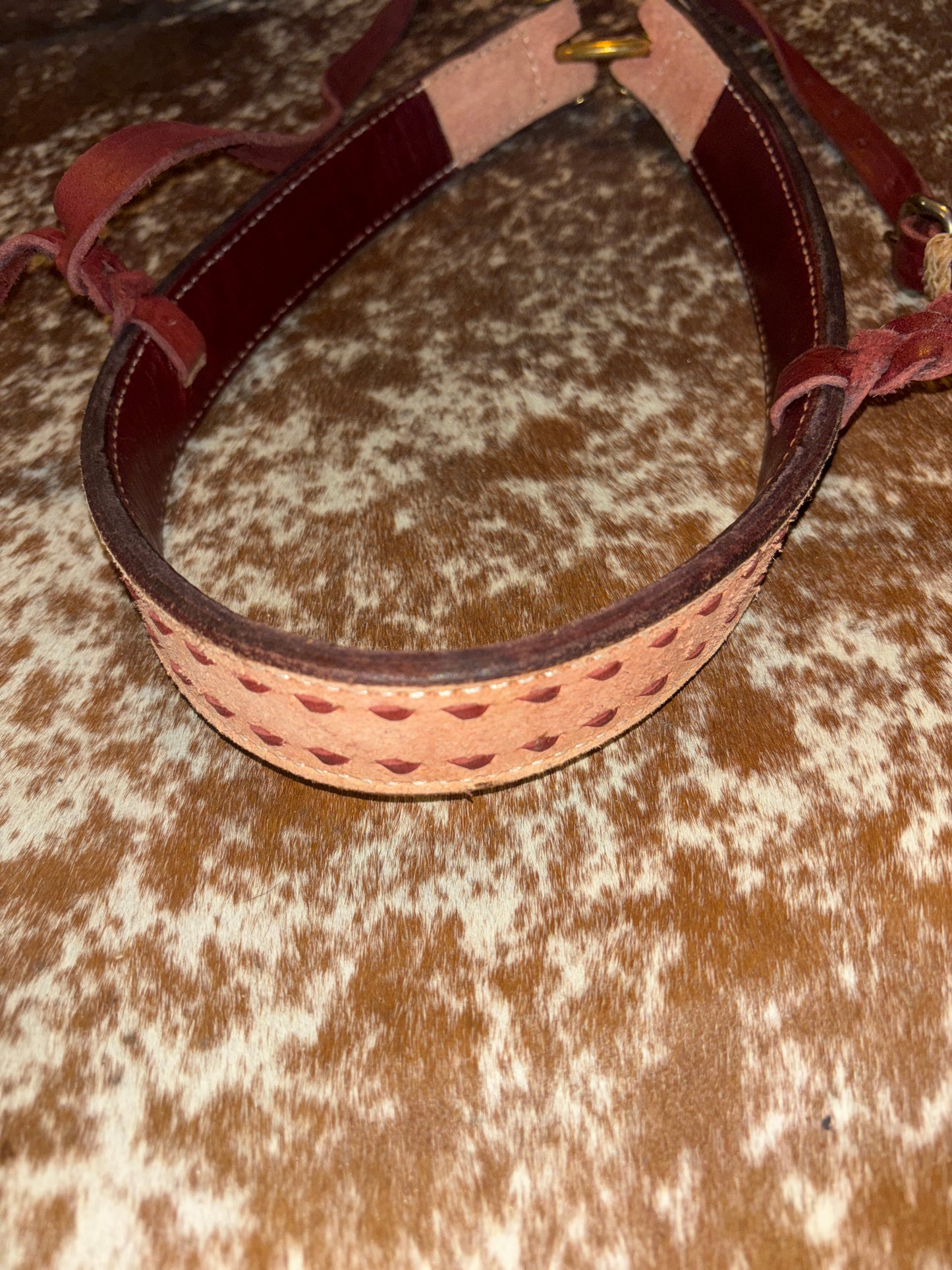 Roughout and Buckstitch Noseband