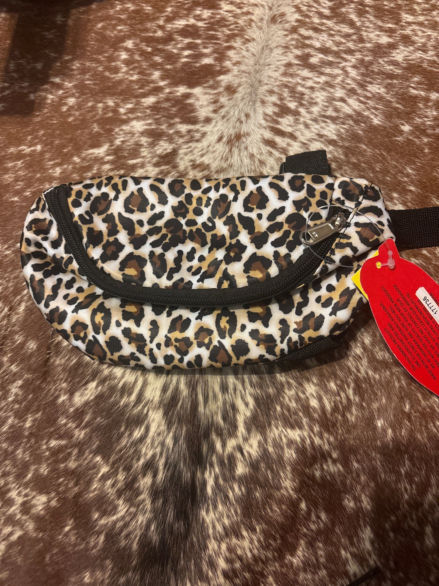 Leopard Print Saddle Sack