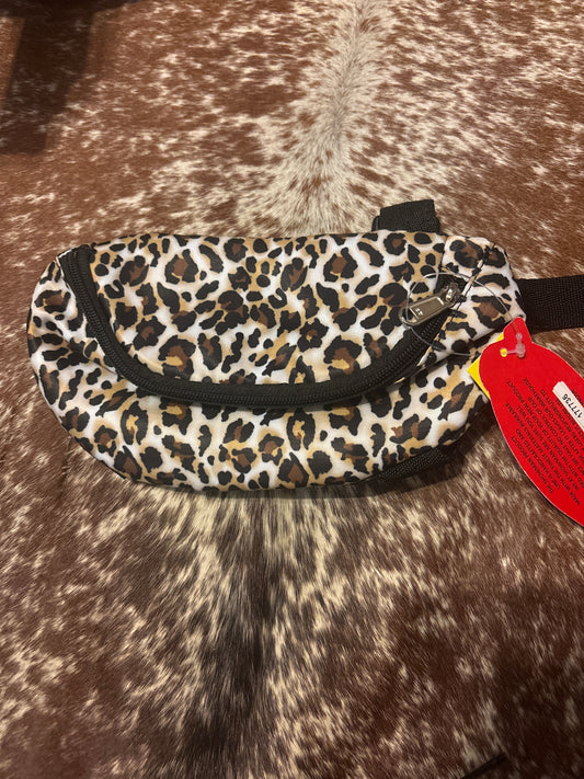 Leopard Print Saddle Sack