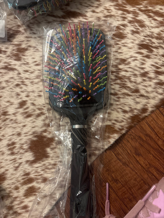 Rainbow mane brush