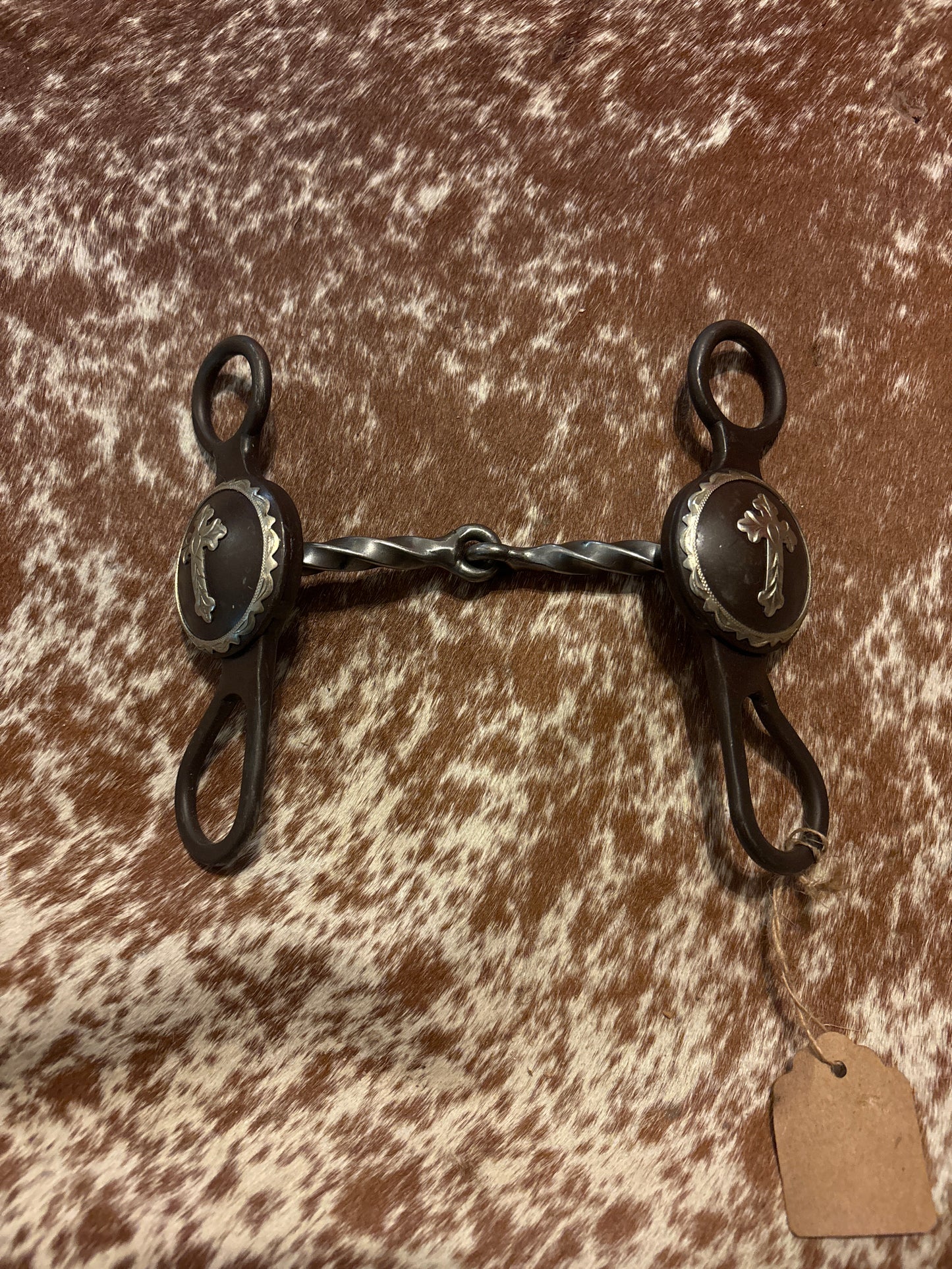 5" Brown Steel Concho Bit with Twisted Mouth