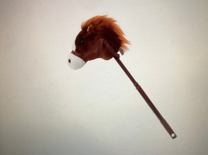 Adjustable Plush Stick Horse