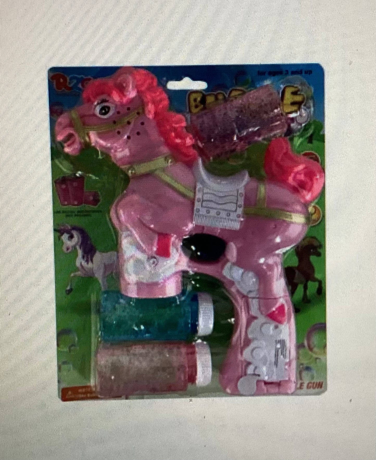 Horse Shaped Bubble Gun