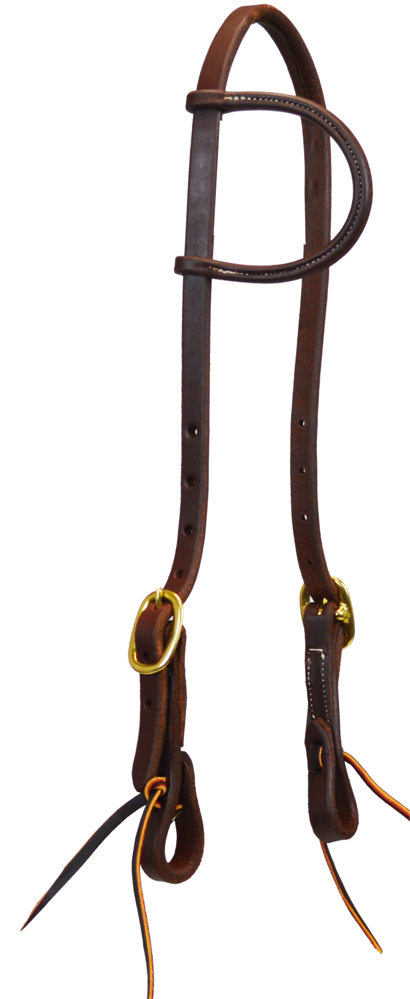 5/8" Double Buckle Single Ear Headstall