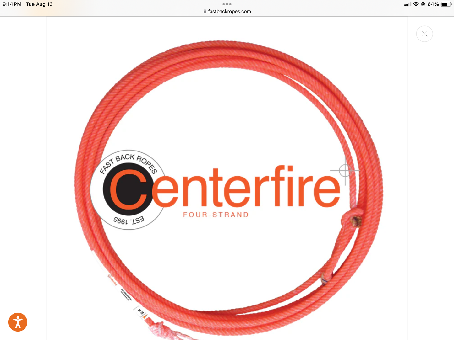 Centerfire Head Rope