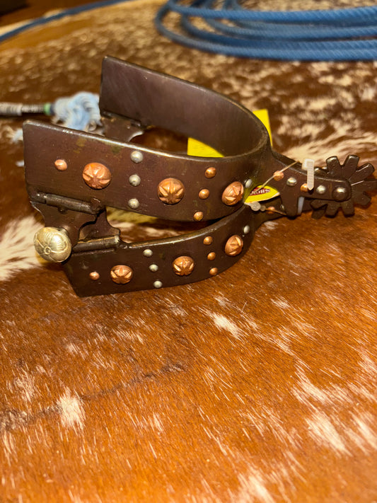 Unisex Copper Dot Spurs