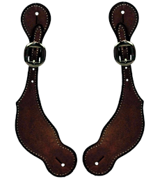 Men’s Dark Oil Roughout Spur Strap