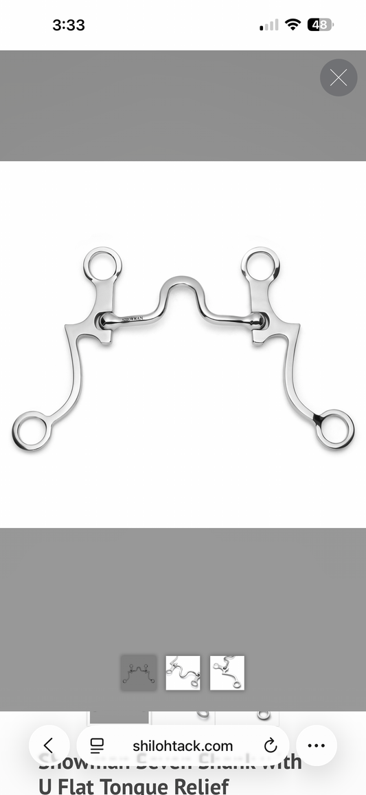 7 shank tongue relief bit