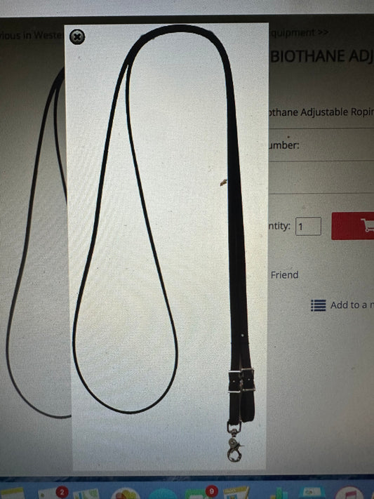 5/8" Biothane Roping Rein