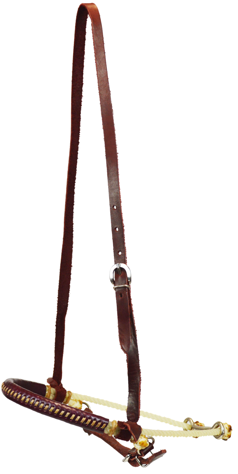 DOUBLE ROPE TIE DOWN NOSEBAND AND CAVESON